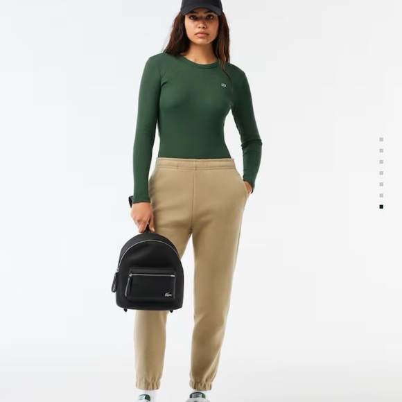 Lacoste Handbags - Lacoste Classic Black Backpack
